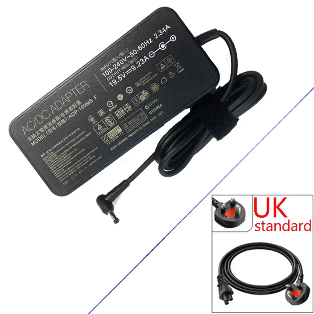 180W 19.5V 9.23A Laptop AC Adapter Charger for Hyperbook SL500 & Chicony Models