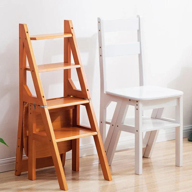 Folding Aluminium Ladders Portable Ladder Wooden Chairs