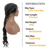 My-Lady Synthetic 27inches Lace Front Hair Wig Black