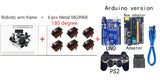 360 Degrees 6 DOF Robot Metal Alloy Mechanical