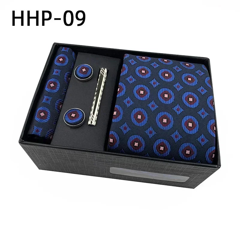 Luxury Tie Set Gift Box for Men Jacquard
