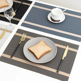 Set of 2/4 PVC Placemat for Dining Table