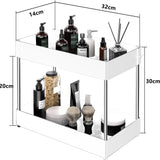 2 Tier Under Sink Organizer For Bathroom Kitchen