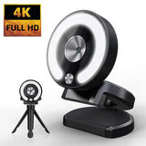 4K Webcam Full HD 2K Mini Camera with