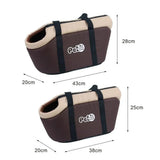 Portable Cat Carrier Pet Bag Soft Adjustable Fabric