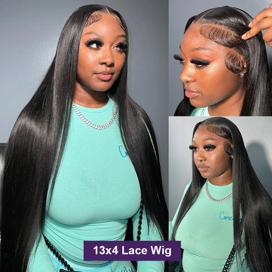 Wigirl 250% Straight 13x4 13x6 Lace Front Human