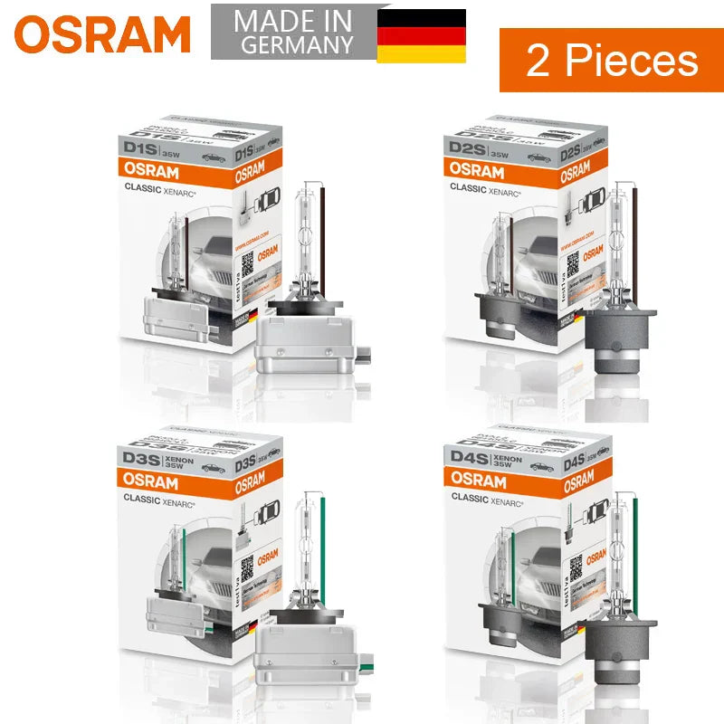 2PCS OSRAM D1S/D2S/D3S/D4S Xenon HID Headlight 4200K