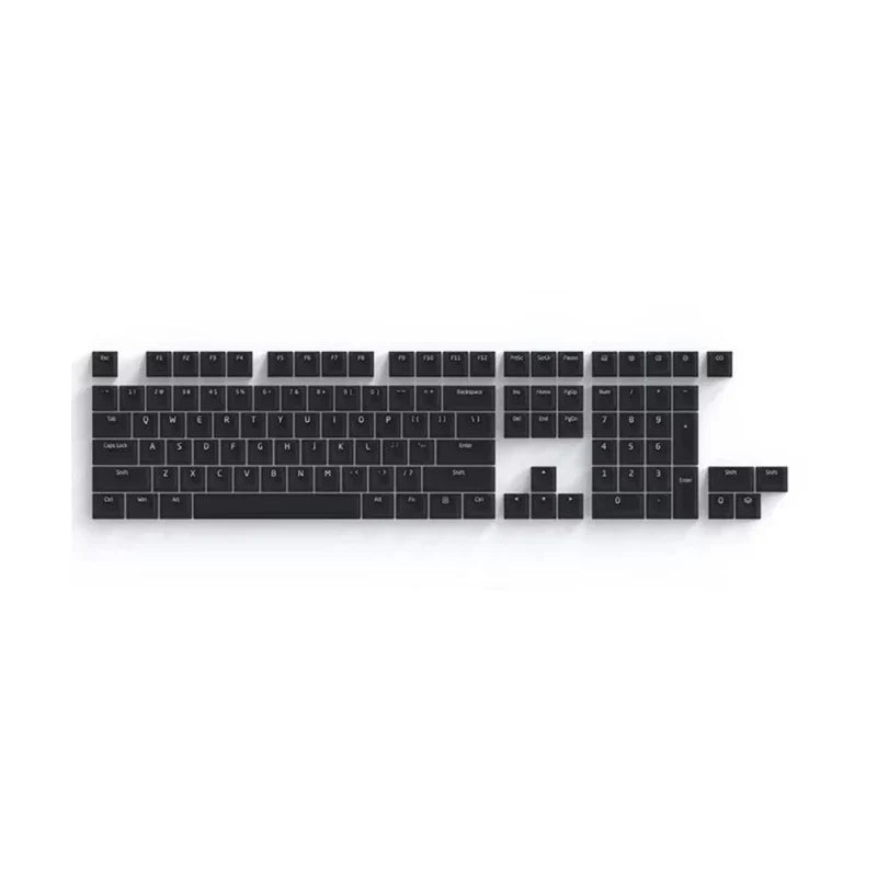 104 Keys Keycaps ABS Silicone Backlights Cap Set