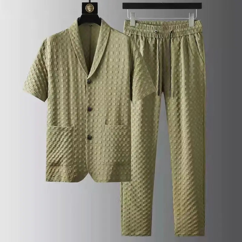 2023 Fashion Men's Two Piece Sets Spring Summer