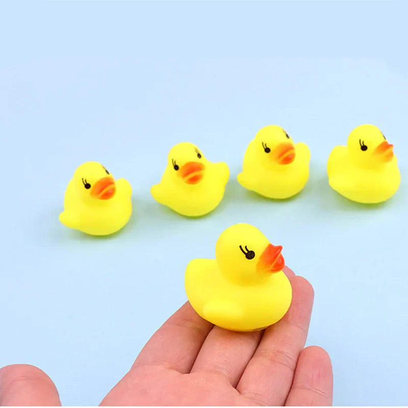 Kids Floating Bath Toys Mini Swimming Rings Rubber