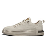 Elastic Shoes for Men Trend Casual Brand Leather