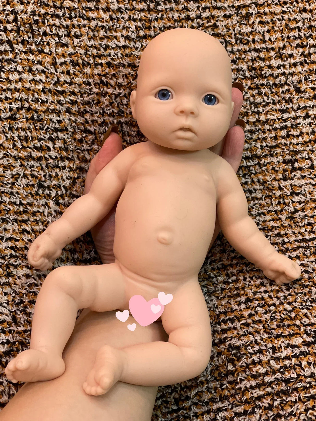 8 styles/28cm Cuddly Unpaint Solid Silicone Bebe Reborn