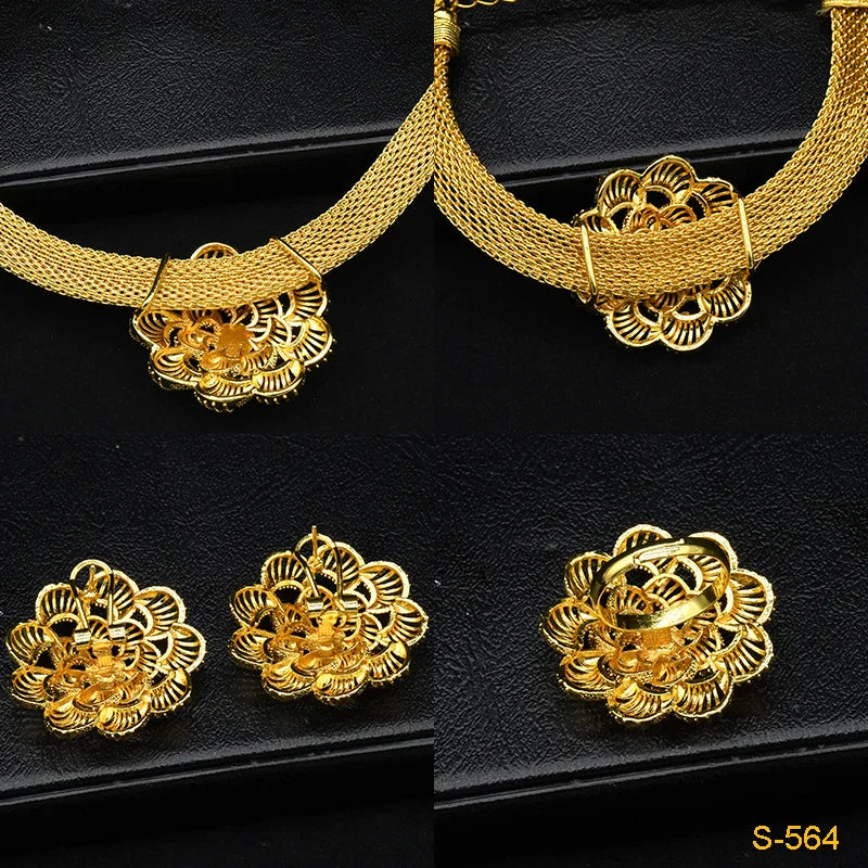 Indian Luxury Necklace Jewelry Sets For Women Dubai