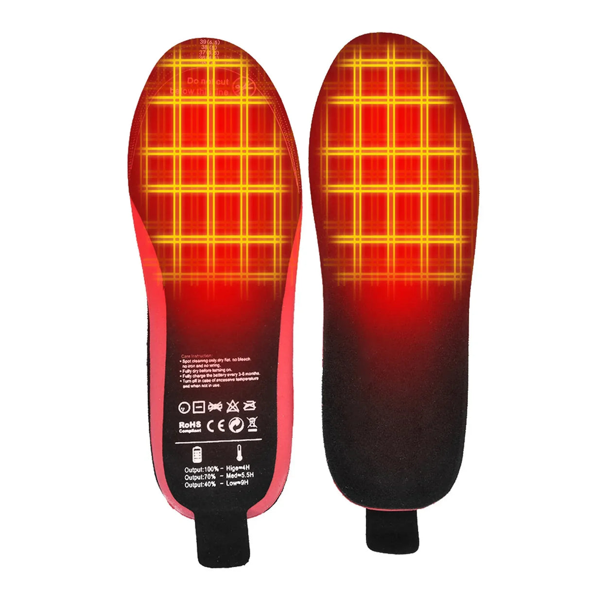 USB Heated Shoe Insoles Electric Insoles Foot Warming