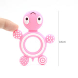 10PCS BPA Free Silicone Turtle Teething Chewable Pendant