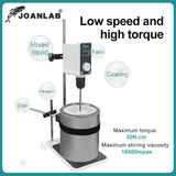 JOANLAB Liquid Mixer Lab Electric Stirrer Digital Display