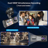 Dash Cam W IR Night Vision Loop Recording