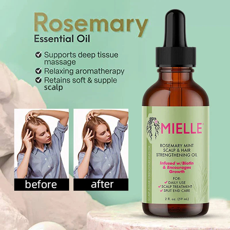 Rosemary Essential Oil 100% Pure Natural Nourish scalp