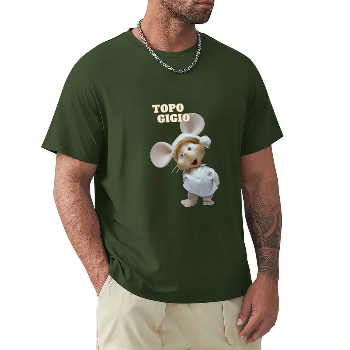 fashion mens t-shirt Topo Gigio T-Shirt boys animal