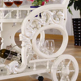 European Homestay Storage Cart Restaurant Household Double-decker Trolley