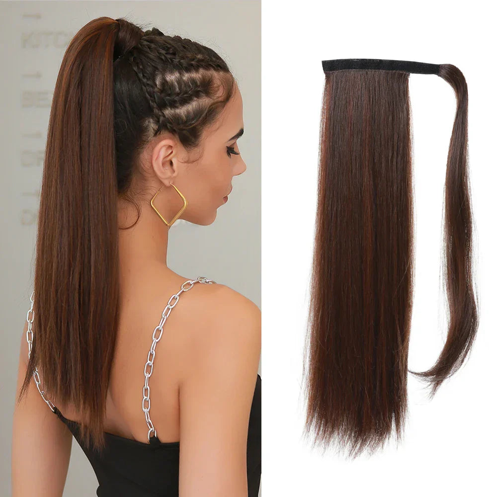LOUIS FERRE Straight Ponytail Extension 26 inch Pony