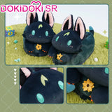 Genshin Impact Zhongli/Hutao/Xiao Cosplay Fluffy Slippers