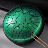 Hluru Glucophone Steel Tongue Drum 6 Inch 11