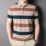 Summer Men's Polo Shirts With Short Sleeve Business