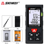 SNDWAY Laser Distance Meter 40M/50M/120M Digital Tape Measure
