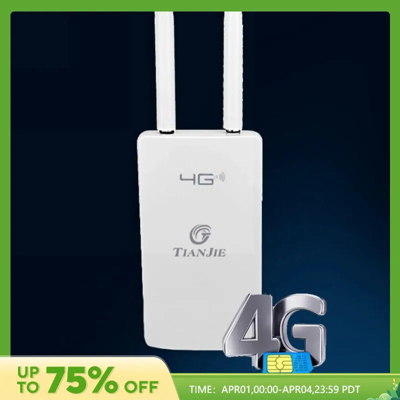 TIANJIE 4G SIM Card Router CPE905 Waterproof Wireless