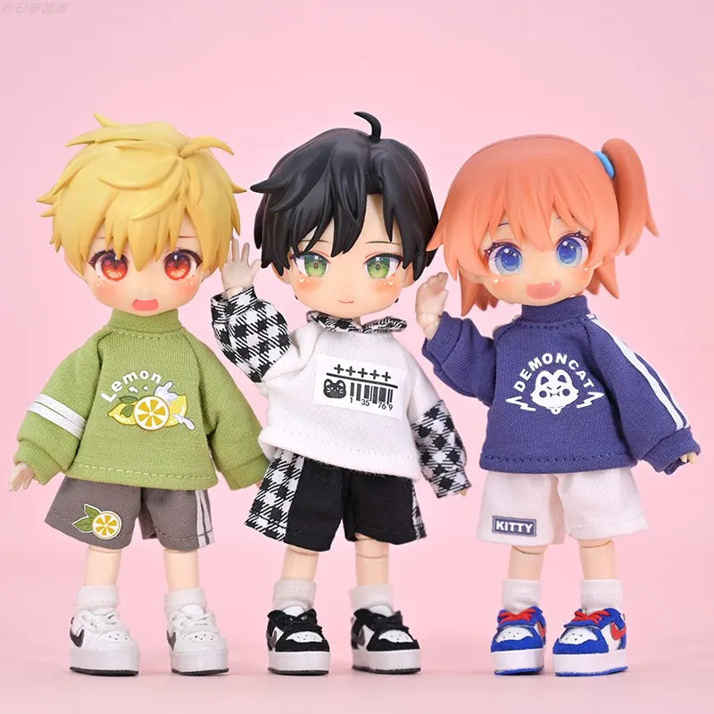 New Ob11 Doll Suki Sweater + Shorts Doll