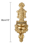 Gold Mounted Wall Candle Holder Tealight Hanging Wall