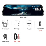 Mirror Camera for Car Touch Screen Video Recorder