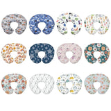 Soft Breathable Ushaped Nursing Pillow Cover Cartoon Print