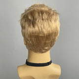 BCHR Short Men Blonde Wigs Synthetic Natural Straight