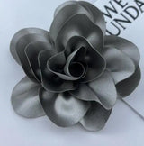 French 14cm Large Flower Brooch Fabric Handmade Accessories
