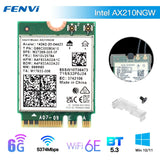 Tri Band WI-FI 6E AX210 M.2 NGFF 5374Mbps