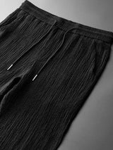 Men's 2024 Solid Pleate Two Piece Suits Summer