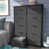 10 Drawers Dresser Fabric Storage Tower Cabinet Bin