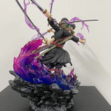 40cm Anime One Piece Zoro Figure Wano Onigashima