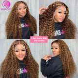 32 Inch Highlight Wig Human Hair 13x6 Water