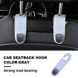 BLALION Car Seat Hook Hanger Hook Flip Leather