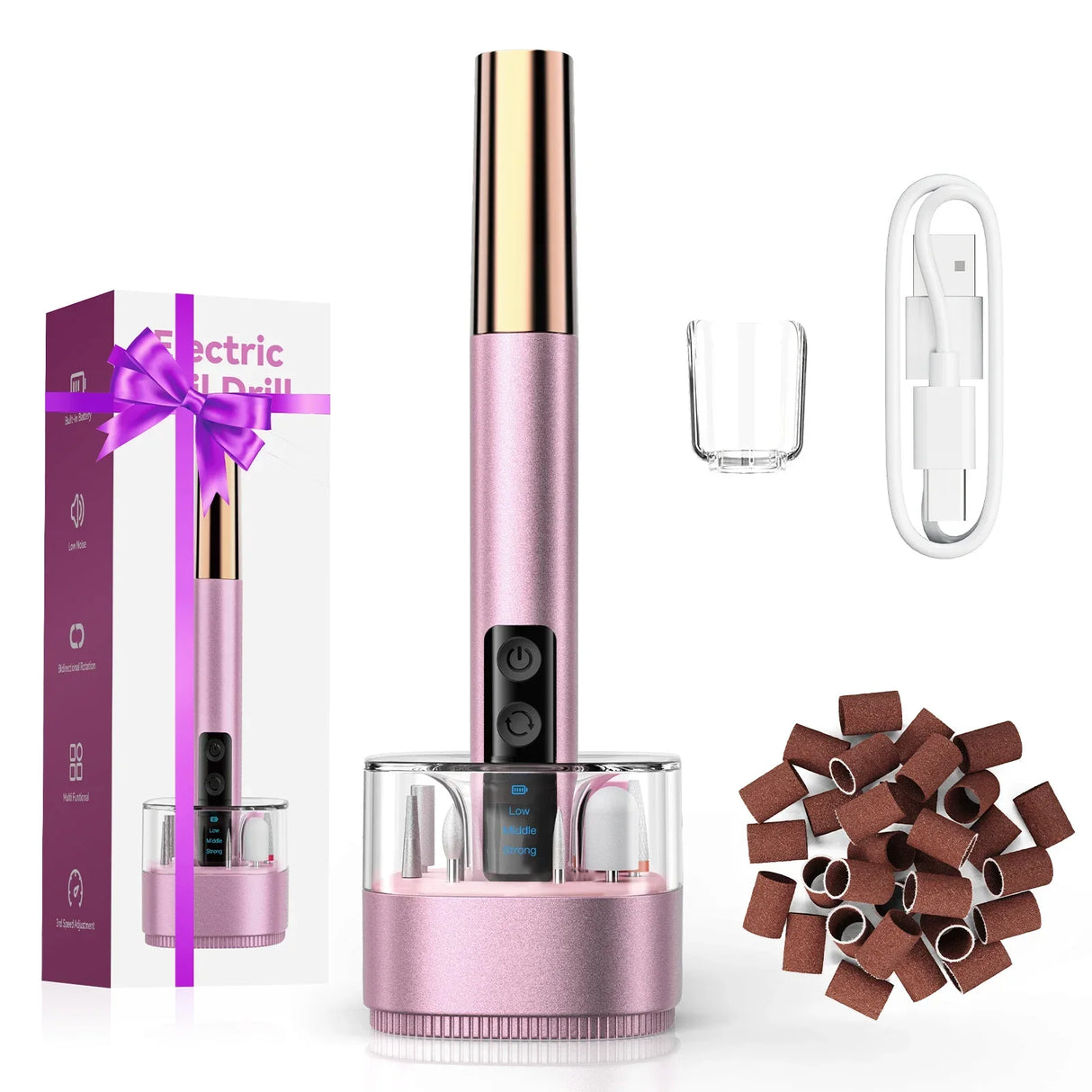 New Rechargeable Nail Drill Machine With Large HD