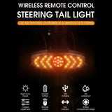 Bike Rear Lamp Smart Cycle Wireless Remote Turn
