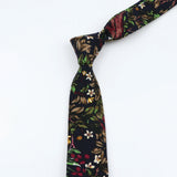 Mens Ties 6cm Classic Cotton Handmade Skinny Neck
