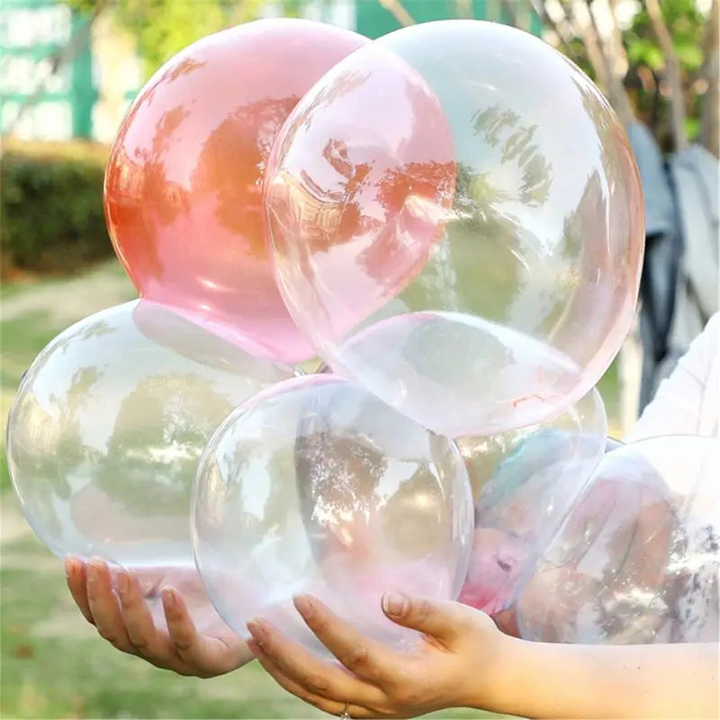 Magic Bubble Glue Toy Blowing Colorful Bubble Ball