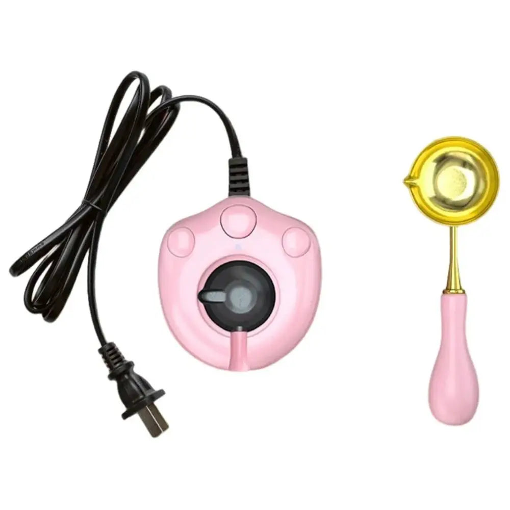 Electric Sealing Wax Furnace Cat Paw with Wood