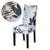 Printed Chair Cover Elastic Seat Chair Covers Removable