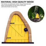 Garden Wooden Fairy Figurine Door Miniature DIY Window