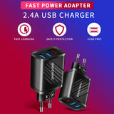 Dual USB Charger 20W Mobile Phone Charger Fast